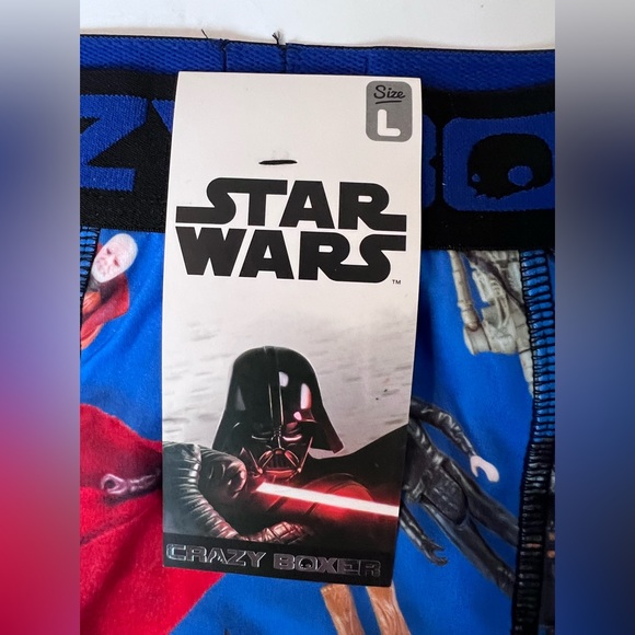 StarWars Men’s Boxers by Crazy Boxer Sz LRG (36-38) NWT - Picture 5 of 13
